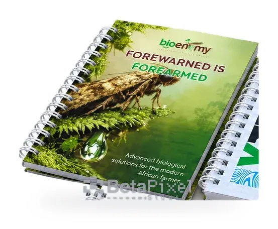 Spiral notebook with a full-colour cover for an agricultural biological-solutions company
