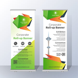 Wide base Rollup banner design provided