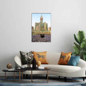Sacred Splendor: The Holy Kaaba” Acrylic Glass Print