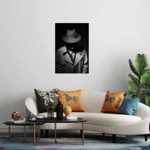 Timeless Elegance: Vintage 40’s Gentleman” Acrylic Glass Print